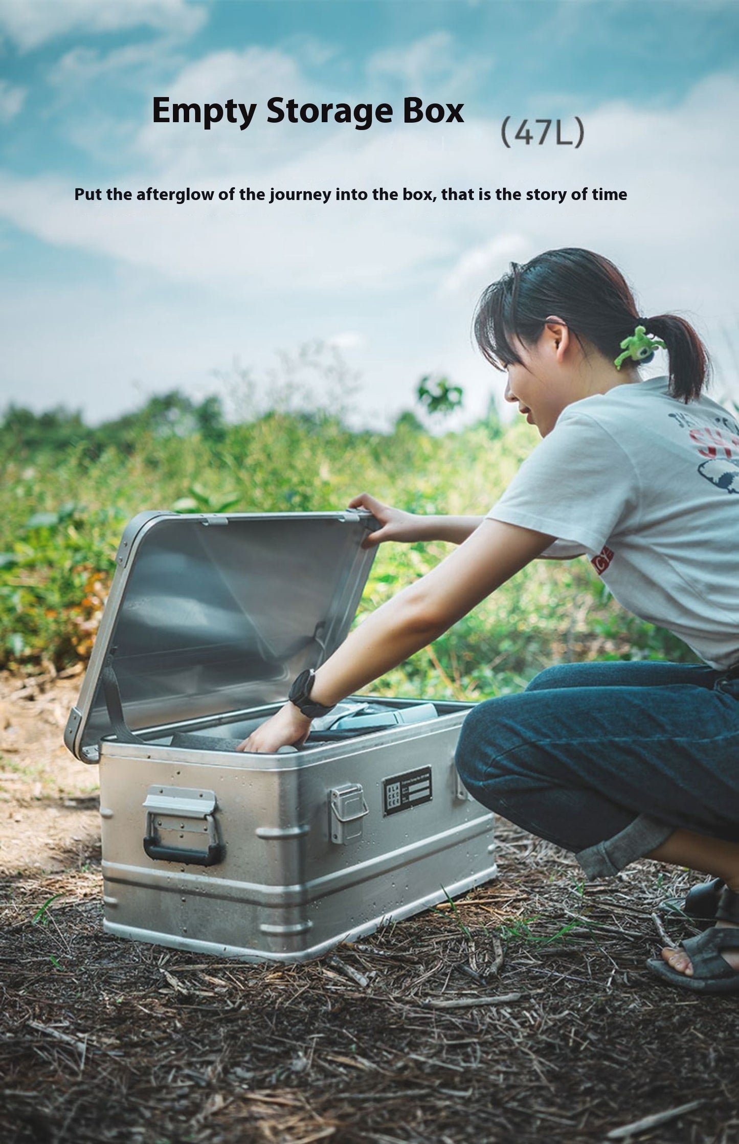 The Last Aztec, Outdoor Aluminum Alloy Storage Box Camping Metal Portable Vehicle-mounted Wild Camping Equipment