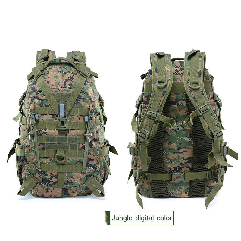 The Last Aztec, Camouflage Tactical Bag Backpack Double Shoulder Sports Backpack Can Hang Waist Bag