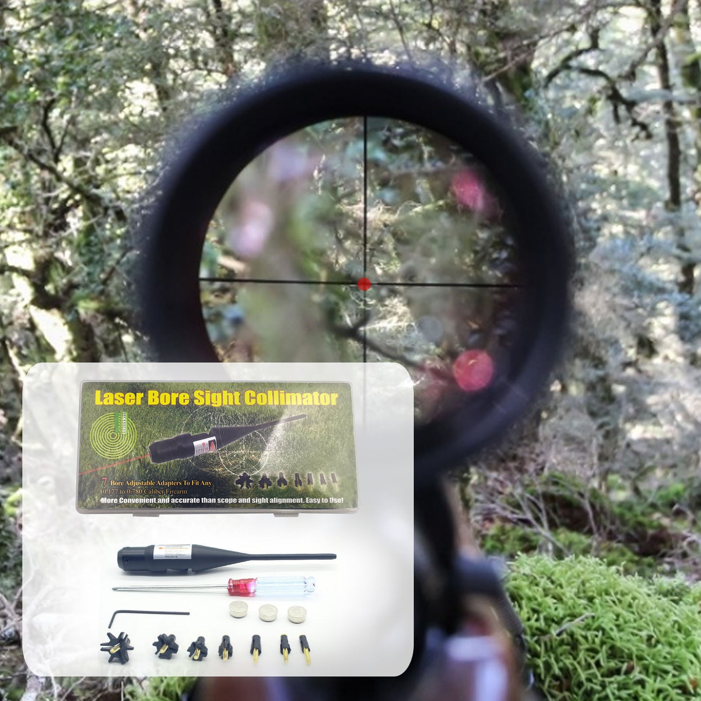 The Last Aztec, Red Laser Calibrator, Aiming Instrument, Zero Reset Device, Red Laser Targeting Device Set