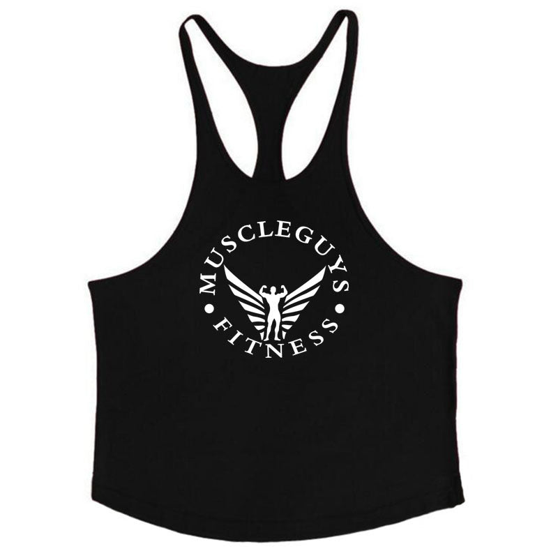 The Last Aztec, Get One Size Bigger Than Your Regular Size,  Men's Vest Bodybuilding Fitness Base Sports Racer Back