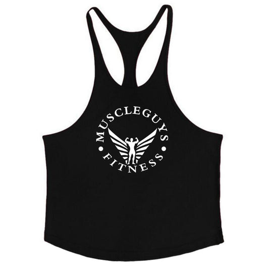 The Last Aztec, Get One Size Bigger Than Your Regular Size,  Men's Vest Bodybuilding Fitness Base Sports Racer Back