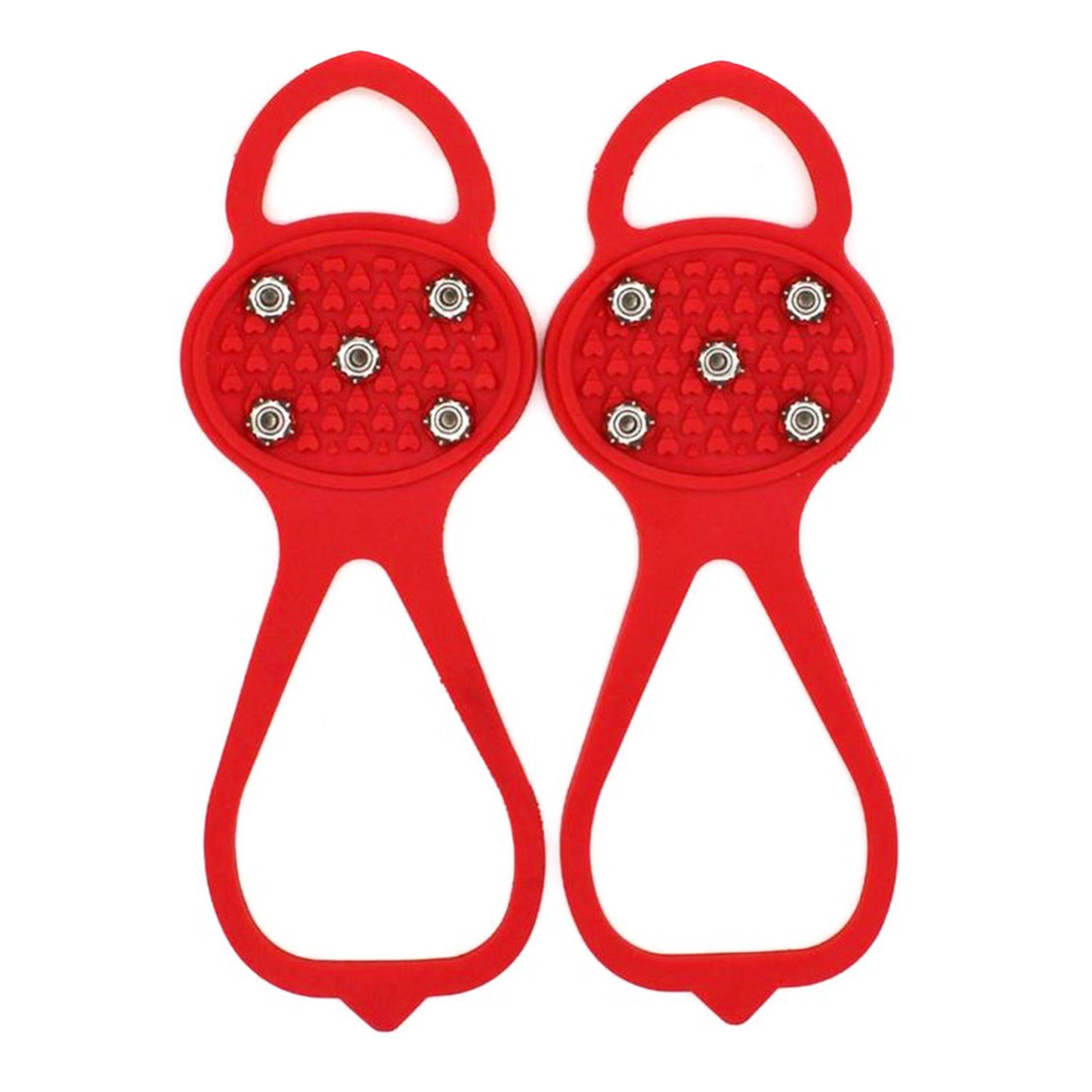 The Last Aztec, Nothing Should Stop You in your Outdoor Activities not even ICE, Unisex Men 5 Teeth Ice Gripper For Shoes Crampons Ice Gripper Spike Grips Cleats For Snow Studs Non-Slip Climbing Hiking Covers