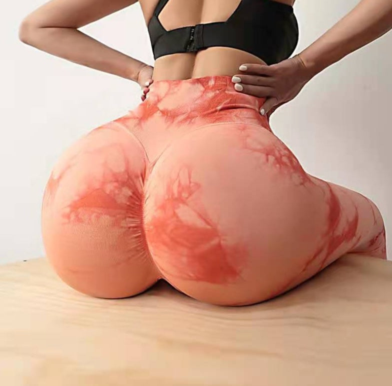 The Last Aztec, Get One Size Bigger Than Your Regular Size, Hip-Lifting Leggings Sports Jacquard High-Waist Yoga Pants