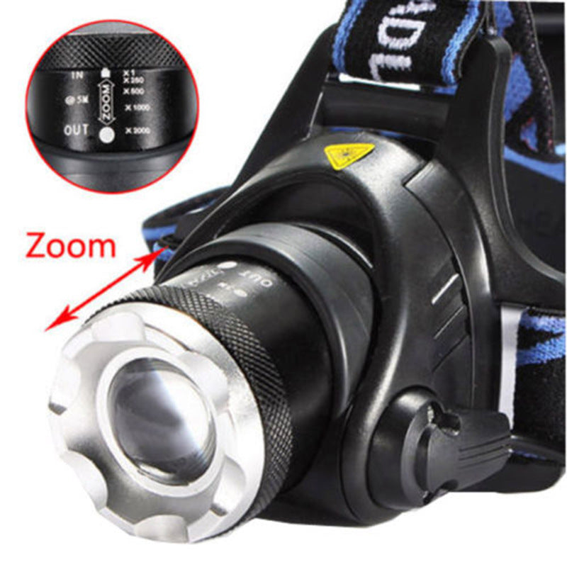The Last Aztec, Adjust Telescopic Fishing Strong Light Zoom Headlight Outdoor Fishing Headlight
