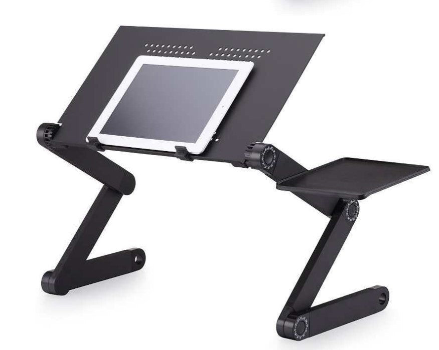 The Last Aztec, I need it to keep working after an Exhaustive Workout, Folding Desk Retractable Adjustable Study Desk In Bed Aluminum Alloy Notebook Computer Bracket Lazy Desk