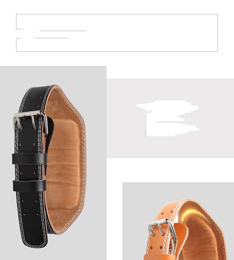 The Last Aztec, Fitness Belt Waist Protection Male Squat Deadlift Professional Female Leather Weightlifting Equipment Training Exercise