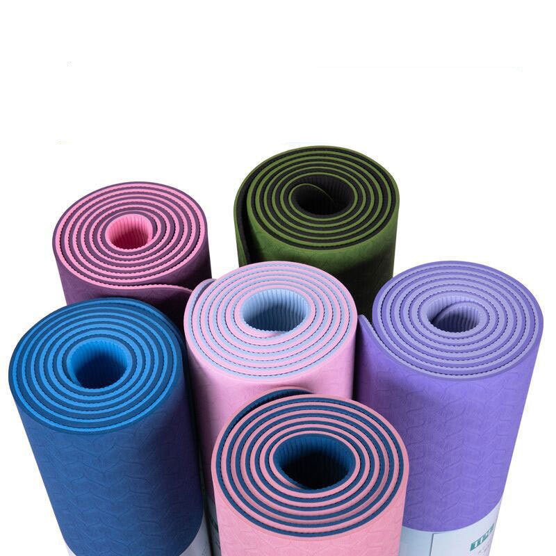 The Last Aztec, Yoga Mat Two-Color 6Mm Posture Line Yoga Mat Fitness Mat