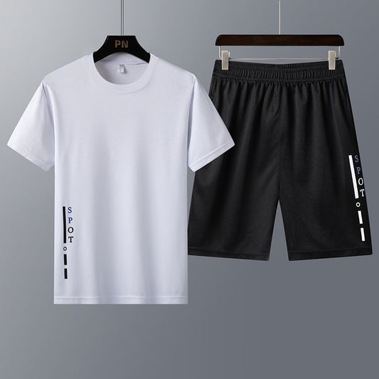 The Last Aztec, Get One Size Bigger Than Your Regular Size, New Short-Sleeved T-Shirt Youth Trend Two-Piece Sportswear