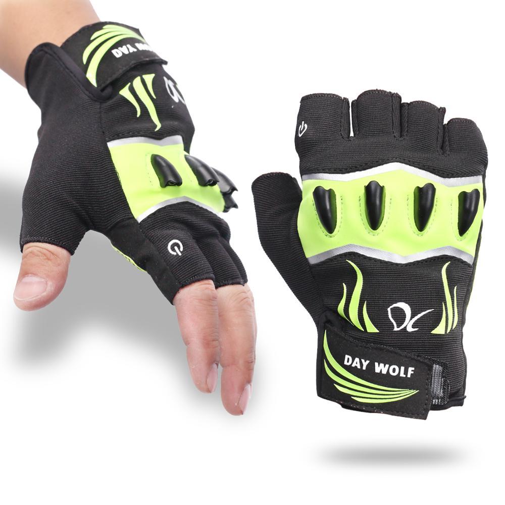 The Last Aztec, Fingerless Outdoor Sports Bike Lighting Gloves