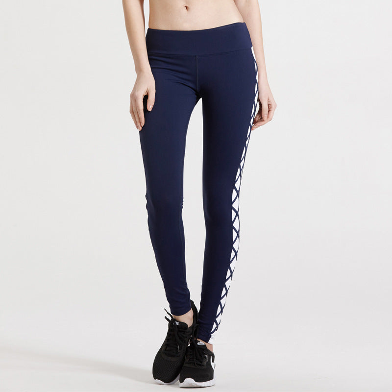 The Last Aztec, Get One Size Bigger Than Your Regular Size, Fitness Trousers Sweatpants Stretch Tights Mid-Waist Yoga Women Quick-Drying Thin