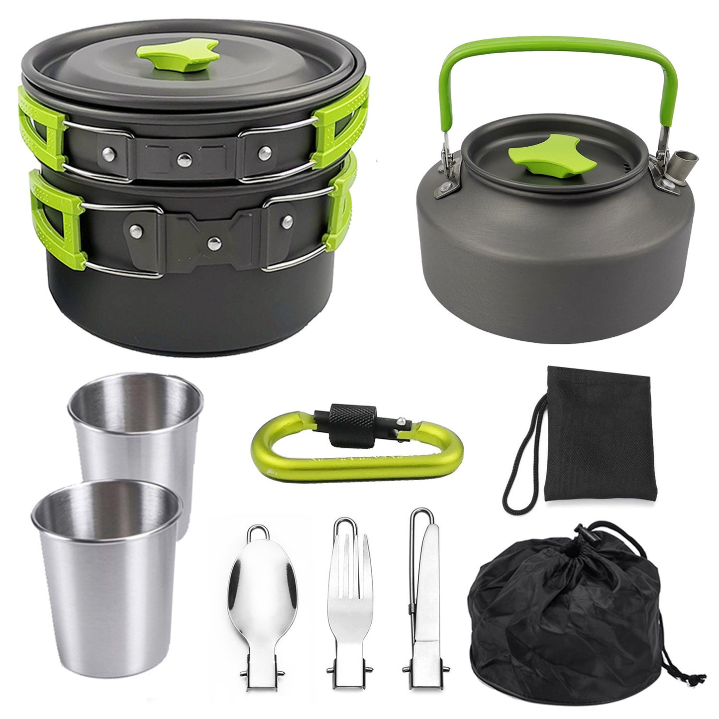 The Last Aztec, Outdoor Portable Cookware Mess Kit Camping Hiking Picnic