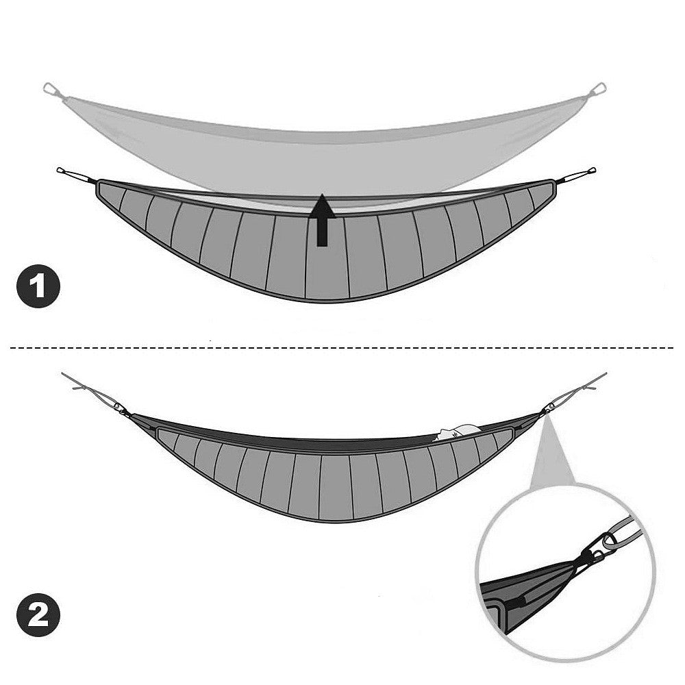 The Last Aztec, Thicken Hammock Warm Cover For Outdoor Camping, Autumn And Winter Windproof Cotton Hammock, Hammock Insulation Cotton Cover