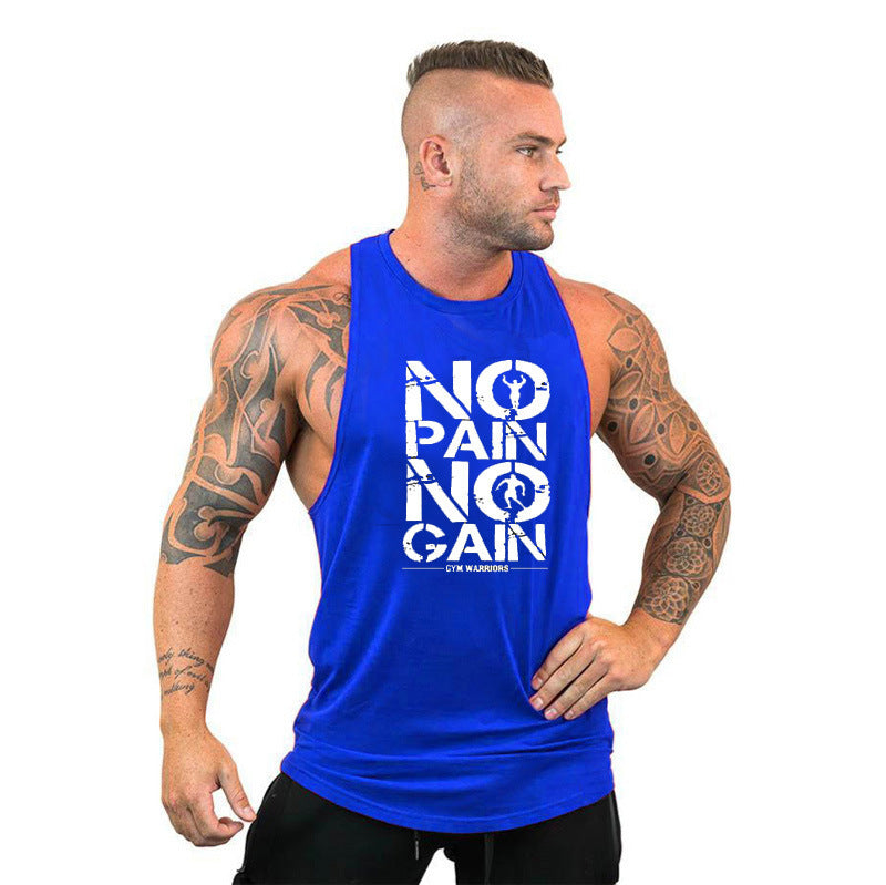 The Last Aztec, Bodybuilding Clothing Gym Small Round Neck Sports Training Men's Vest
