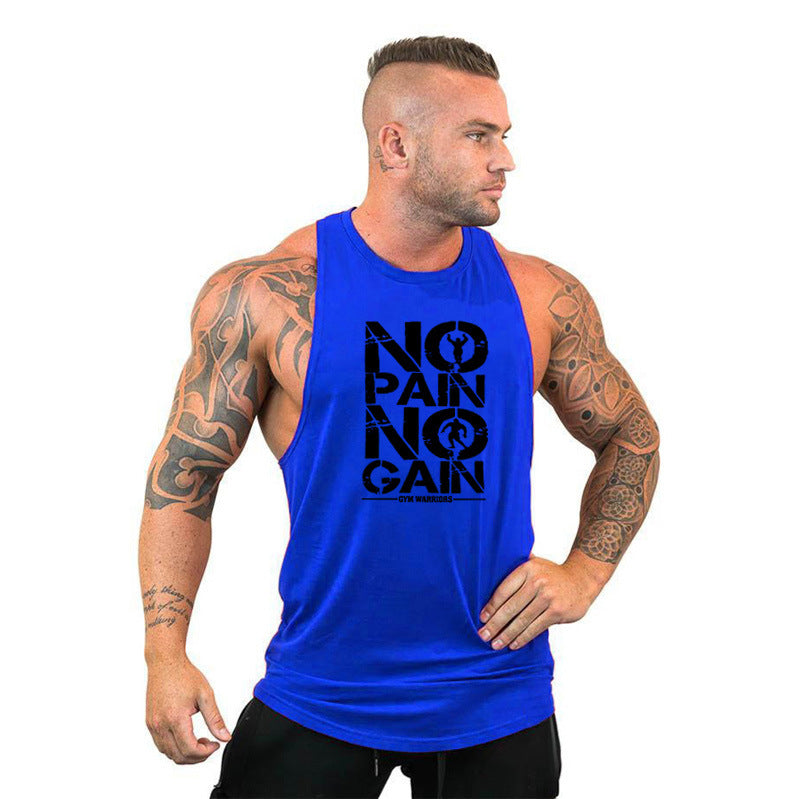 The Last Aztec, Bodybuilding Clothing Gym Small Round Neck Sports Training Men's Vest