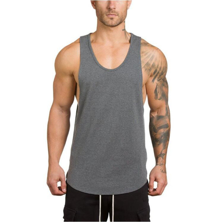 The Last Aztec, Bodybuilding Fitness Vest Solid Color Summer
