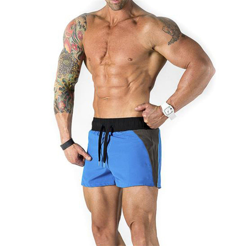The Last Aztec, Get A Size Bigger Than Your Regular Size, Muscle Boy Brothers Fitness Bodybuilding Stitching Sports Training Shorts