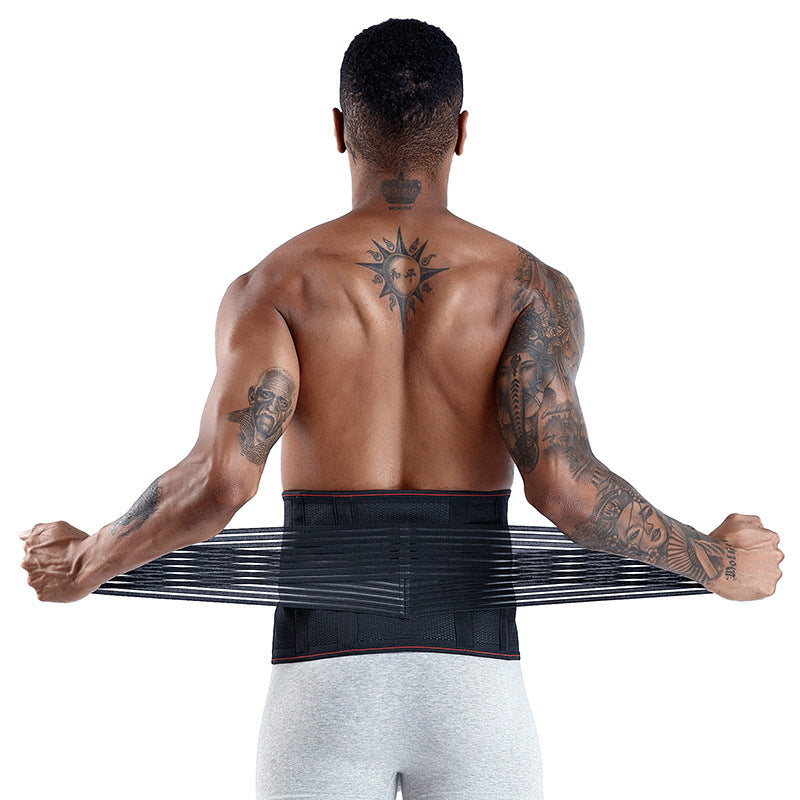 The Last Aztec, Back Support Weight Loss Brace Belt Lumbar Lower Waist Double Adjust Back Pain Relief Waist Support Sport Springs Belt