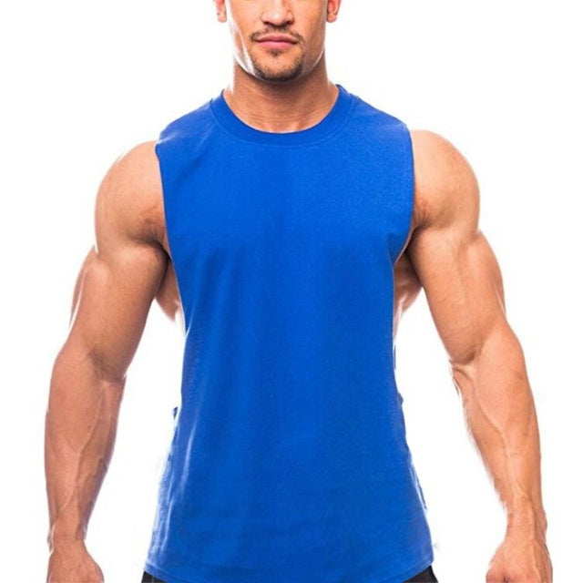 The Last Aztec, Brand New Plain Tank Top Men Bodybuilding Singlet Gyms Strin