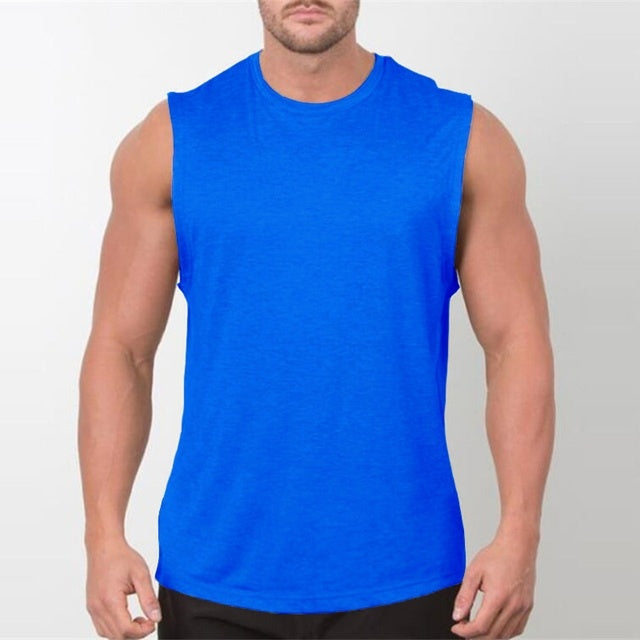 The Last Aztec, Brand New Plain Tank Top Men Bodybuilding Singlet Gyms Strin