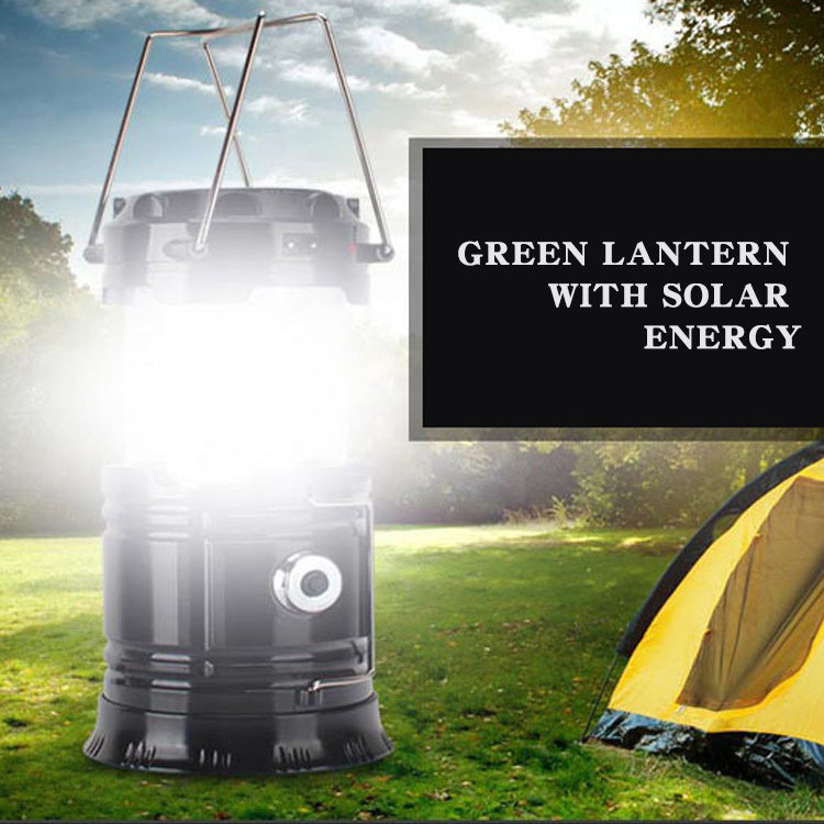 The Last Aztec, new solar charging type multifunctional telescopic camping lantern lantern outdoor camping tent lamp