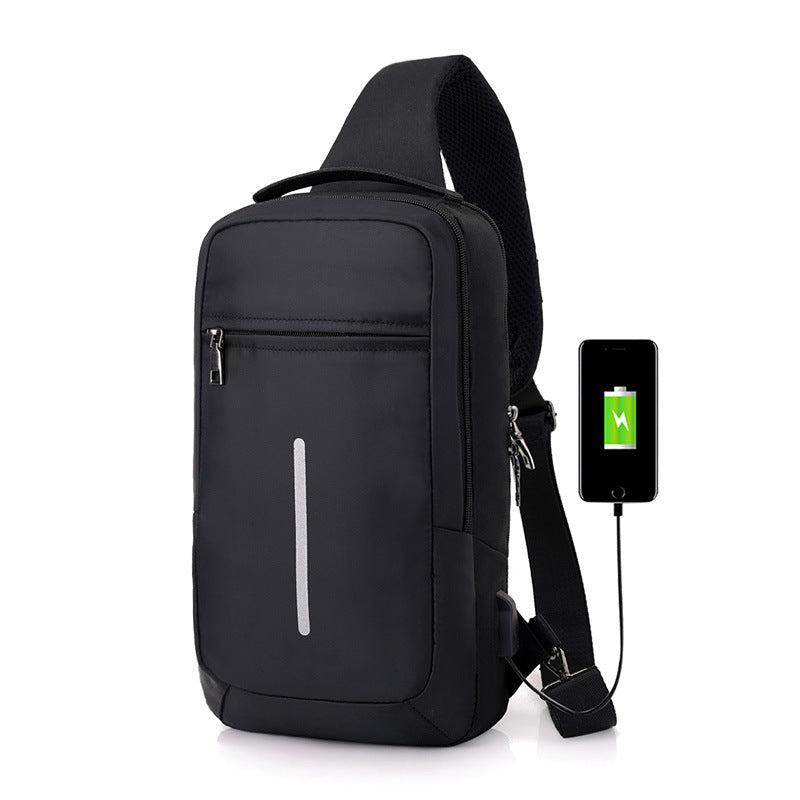 The Last Aztec, Nice for Gym Activities, Anti-theft USB charging chest bag with you