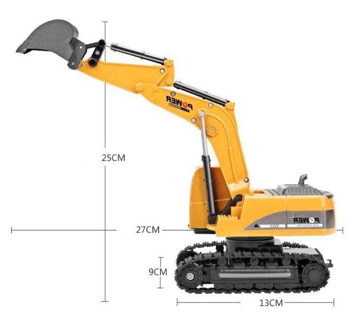 The Last Aztec, Remote control excavator