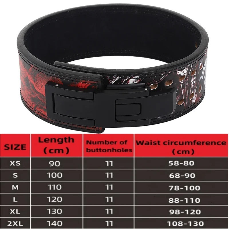 The Last Aztec, Fitness Bench Press Competition Training Squat Cowhide Belt Protective Gear