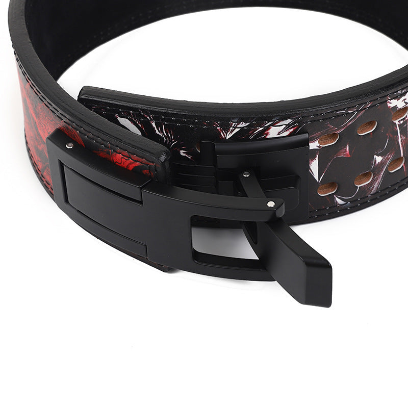 The Last Aztec, Fitness Bench Press Competition Training Squat Cowhide Belt Protective Gear