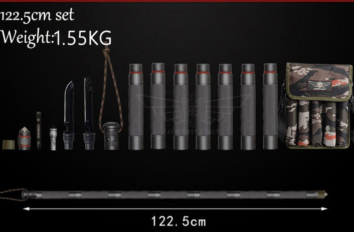 The Last Aztec, Outdoor Defense Tactical Stick Alpenstock Hiking Camping Equipment Multifunctional Walking Stick