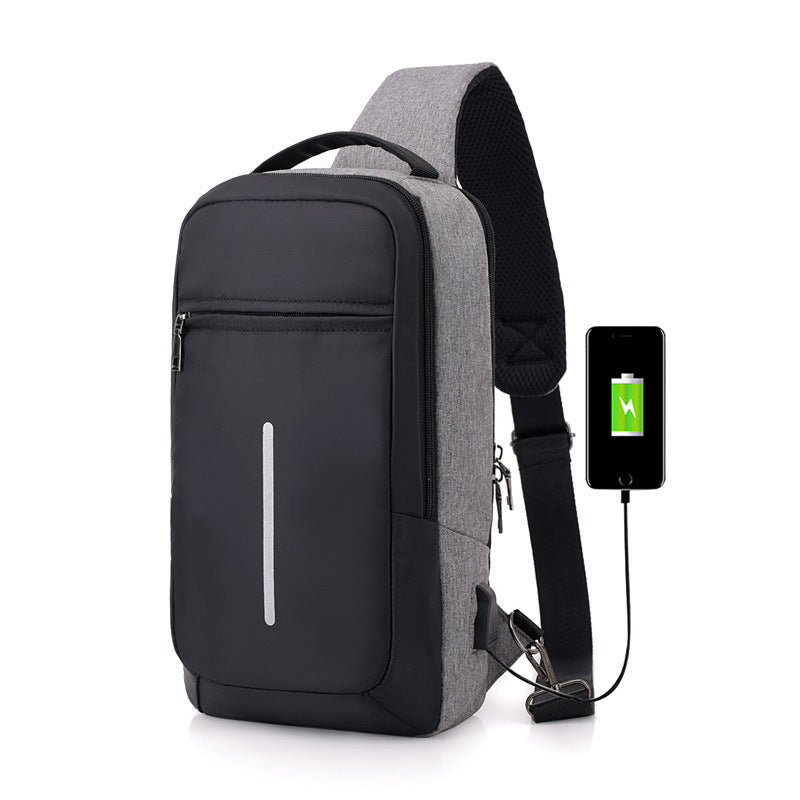 The Last Aztec, Nice for Gym Activities, Anti-theft USB charging chest bag with you