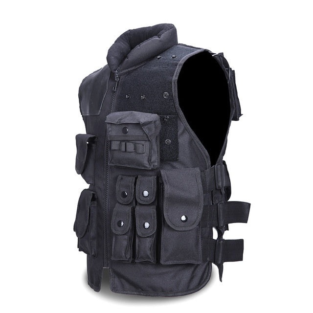 The Last Aztec, Tactical Vest Black Men's Military Hunting Vest