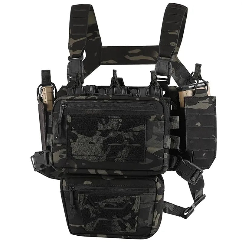 The Last Aztec, Chest Rig Tactical Chest Rig Molle Modular Micro Fight Chest Rigs With Magazine Pouch For Outdoor Hunting Aisoft