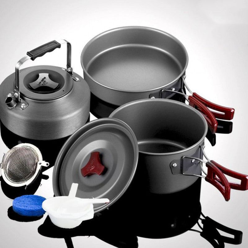 The Last Aztec, Picnic cookware set camping pot set camping pot