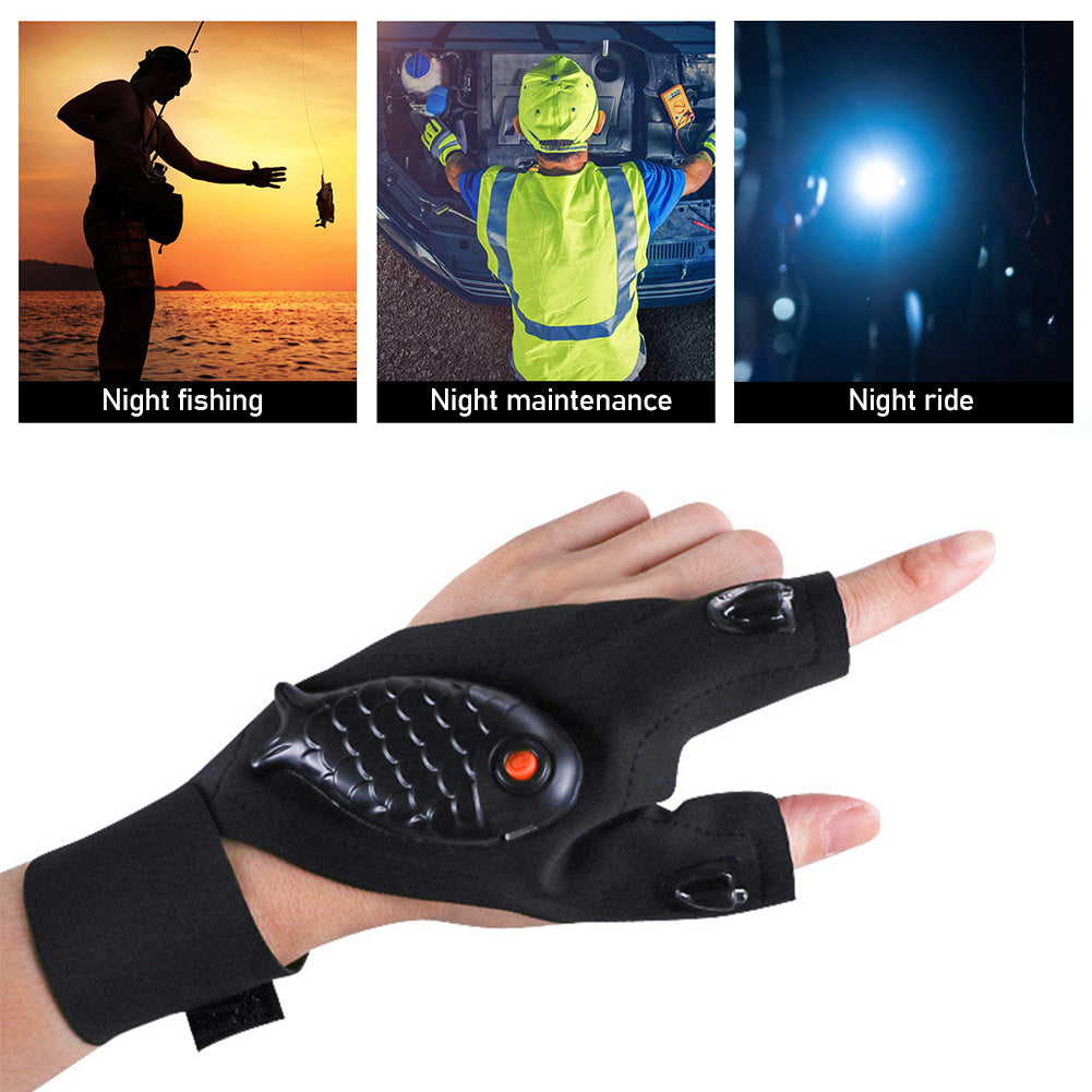 The Last Aztec, New Flashlight Glow Fishing Gloves