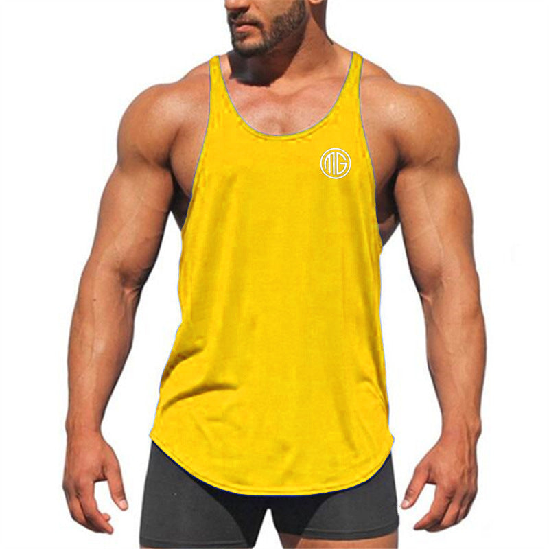 The Last Aztec, Get One Size Bigger Than Your Regular Size, Professional Bodybuilding Fitness Men's Cotton I-shaped Vest