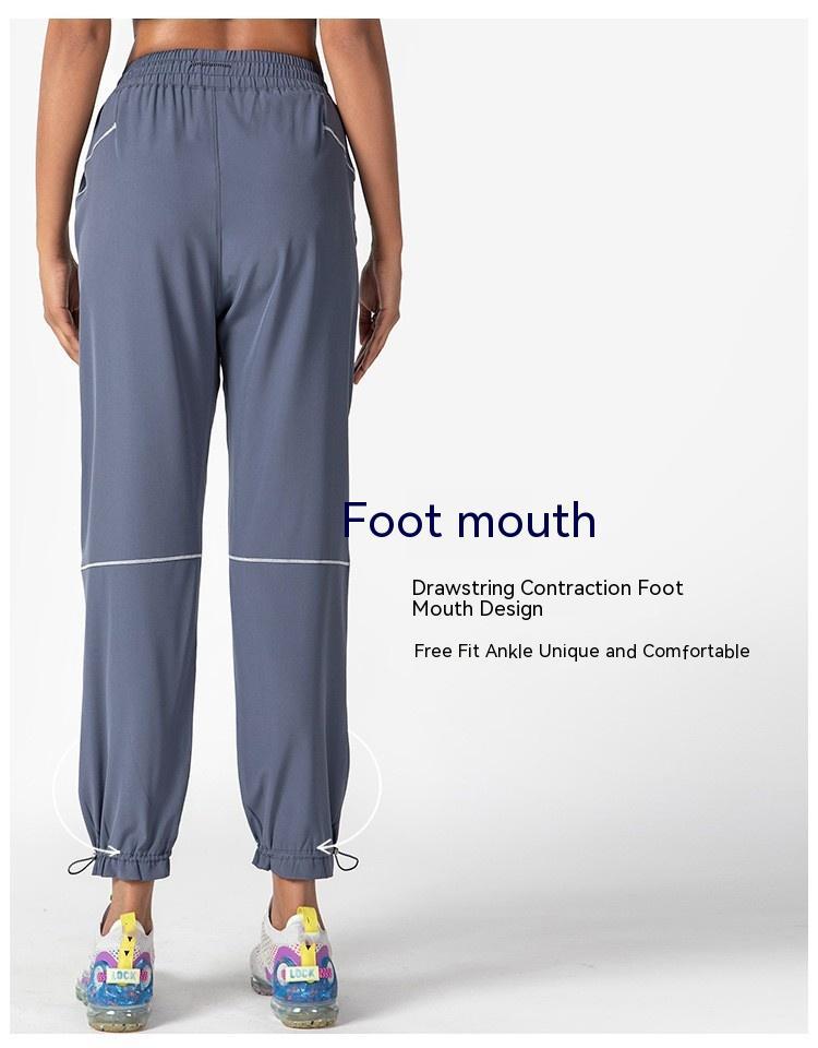 The Last Aztec, Get One Size Bigger Than Your Regular Size, Sports Pants Female Loose Tappered Running Trousers