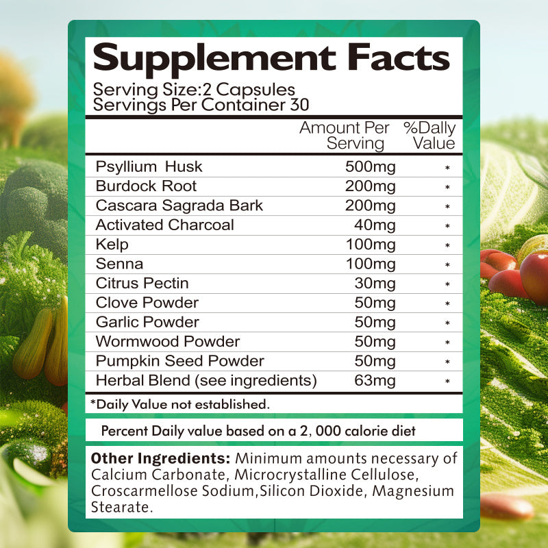 The Last Aztec, BSYS 7 Day Colon Cleanse & Detox Formula 60's