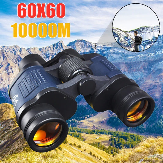 The Last Aztec, Telescope 60X60 Powerful Binoculars Hd High Magnification For Outdoor Hunting Optical Scopes Lll Night Vision Fixed Zoom