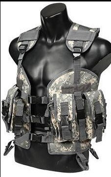 The Last Aztec, Tactical Vest Water Bag Camouflage Combat Vest