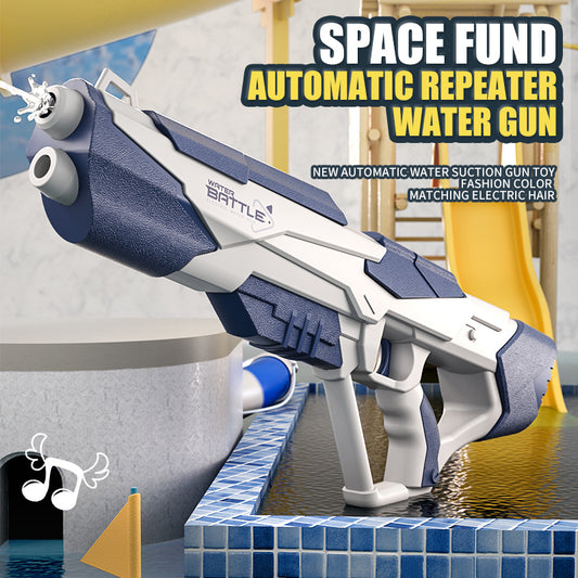 The Last Aztec, Space Water Gun Electric Automatic Water Absorption Water Fights Toy Outdoor Beach Swimming Pool Bath Toys For Children Kid Gift