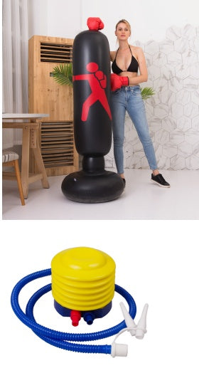 The Last Aztec, Boxing Punching Bag Inflatable Free-Stand Tumbler Sandbag