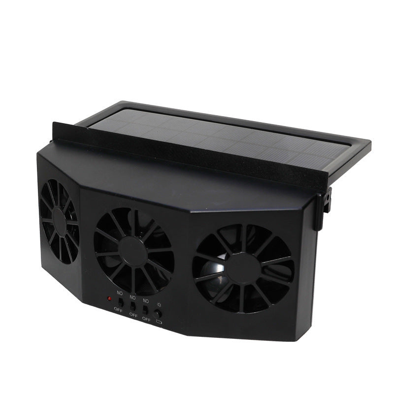 The Last Aztec, Can be good for Tent, Car Fan Solar Window Sun Powered Car Auto Air Vent Cool Cooling System Radiator Fan Cooling Fan Energy Saving Car Styling Cooler