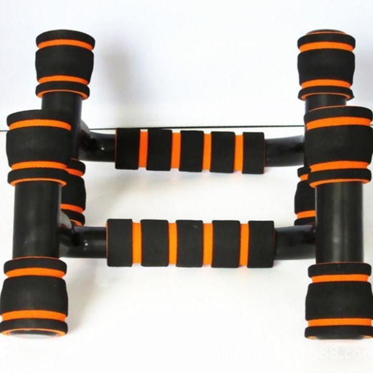 The Last Aztec, H-shaped Push-up Stand Sponge Hand Grip ABS Fitness Chest Training Grip Bar Fitness Exercise Trainer
