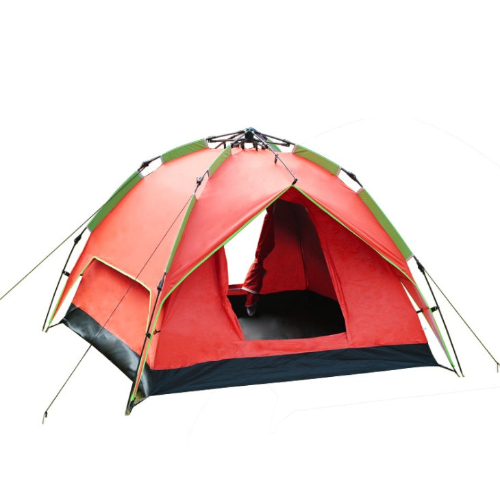 The Last Aztec, Double deck camping tent