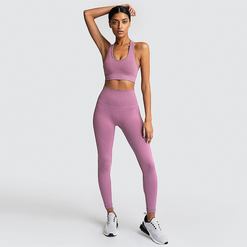 The Last Aztec, Get One Size Bigger Than Your Regular Size, Women's Seamless Knitted Hip Lifting Yoga Suit