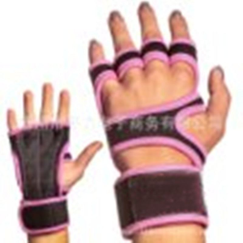 The Last Aztec, Source Manufacturers Leather Silicone Riding Gloves Fitness Gloves Weightlifting Gloves Half Finger Belt Wrist Gloves