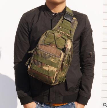 The Last Aztec, Hot Style Canvas Riding Pack Camouflage Field Sports Small Chest Bag Single Shoulder Oblique Cross Outdoor Tactical Package.