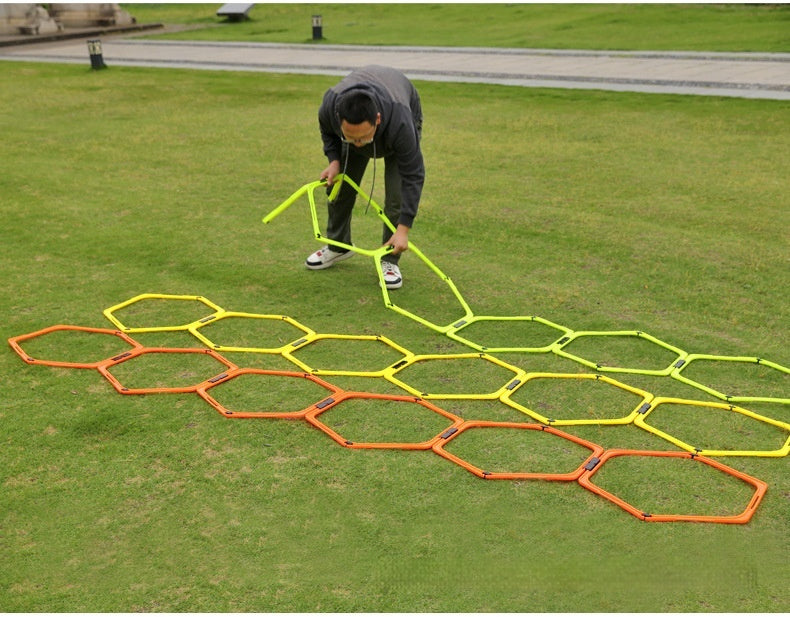 The last Aztec, Foldable Hexagon Football Agility Training Ring