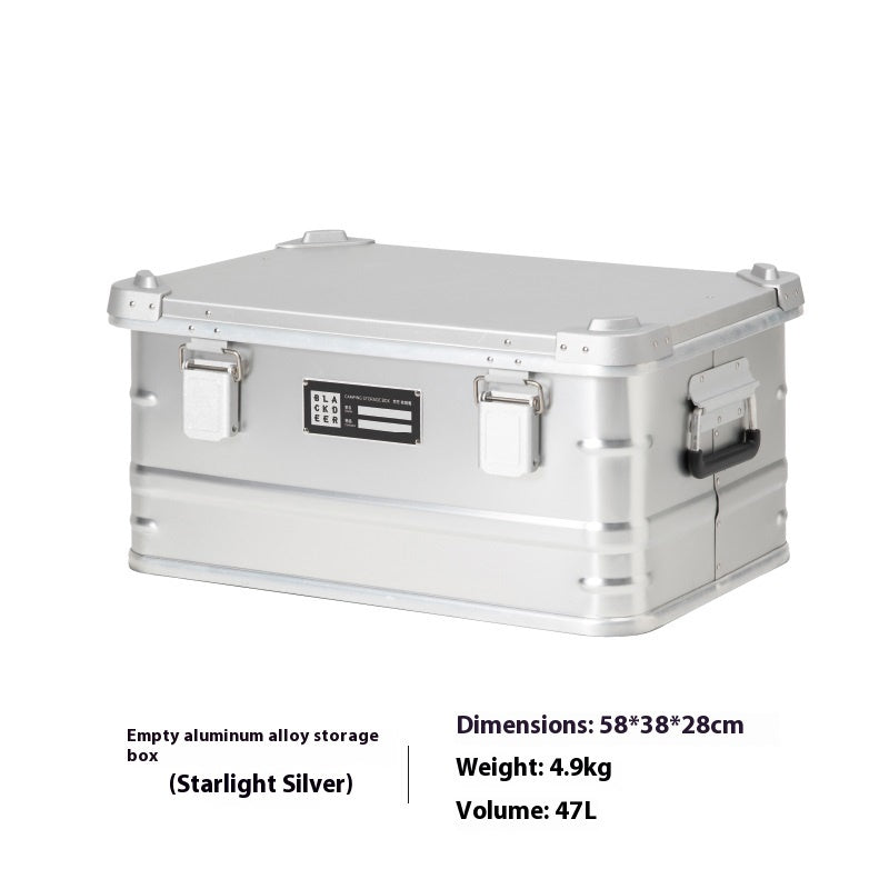 The Last Aztec, Outdoor Aluminum Alloy Storage Box Camping Metal Portable Vehicle-mounted Wild Camping Equipment