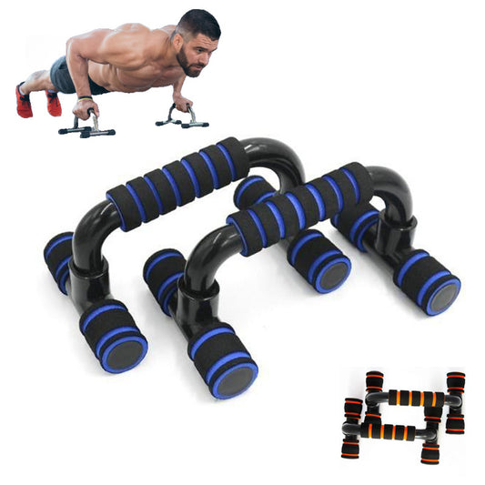 The Last Aztec, H-shaped Push-up Stand Sponge Hand Grip ABS Fitness Chest Training Grip Bar Fitness Exercise Trainer